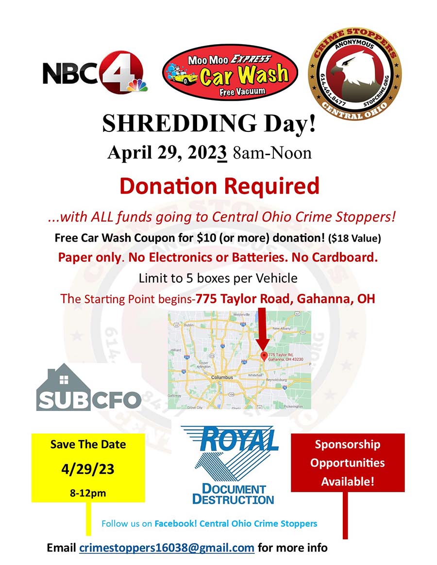 Events Central Ohio Crime Stoppers